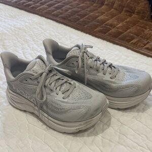 Hoka Women's Light Gray Athletic Shoes